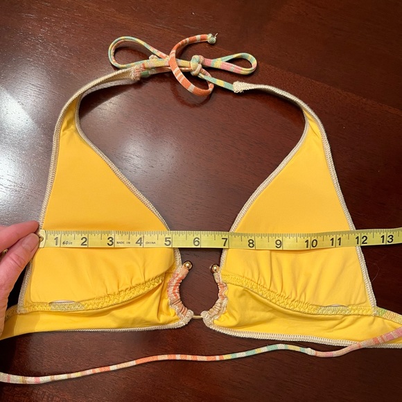 Becca Mira Halter Swimsuit Top Multicolor Shimmer Size S/P NWOT - Picture 11 of 11